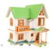 Puzzle 3D casa de Madeira