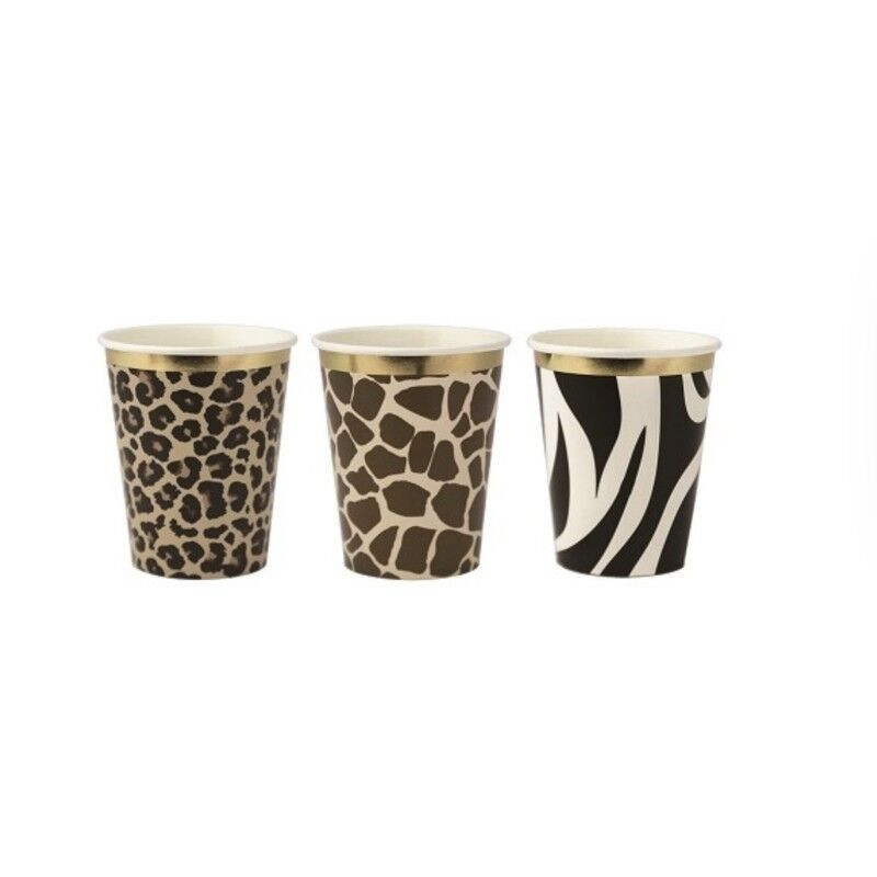 9 copos 255 ml sortidos safari
