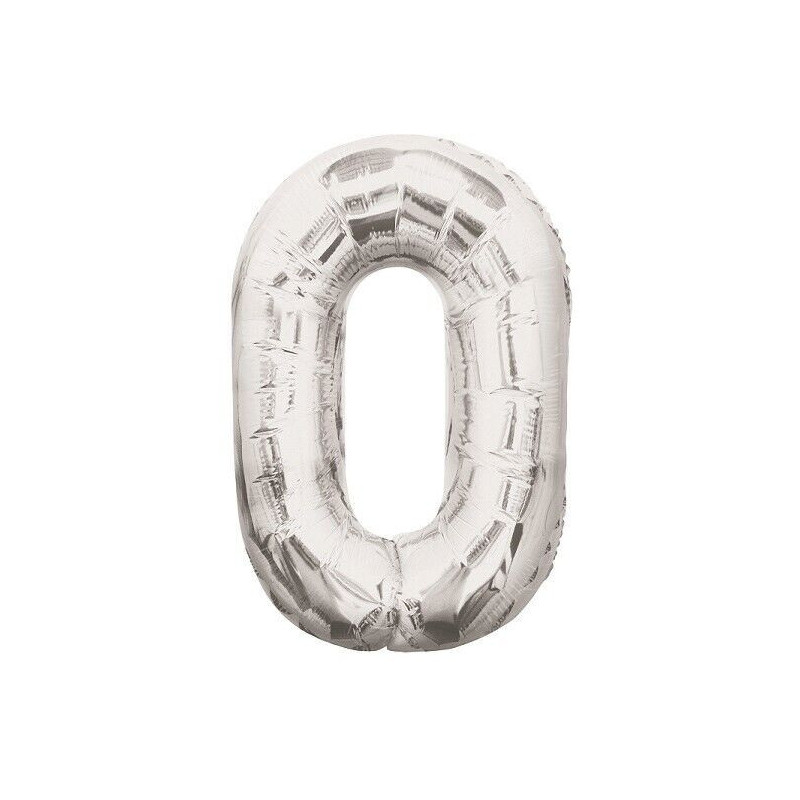 balao foil nº 0 prata 34 polegadas