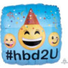 Balão Foil Emotion HBD2U 43cm