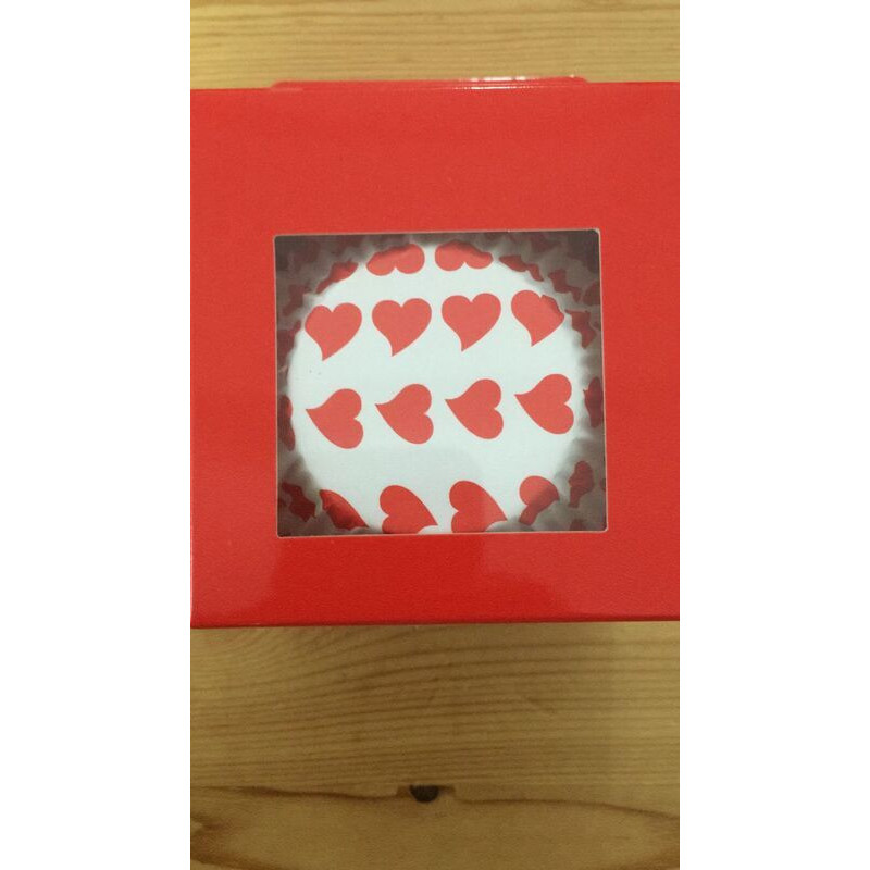 100 formas papel corações vermelhos