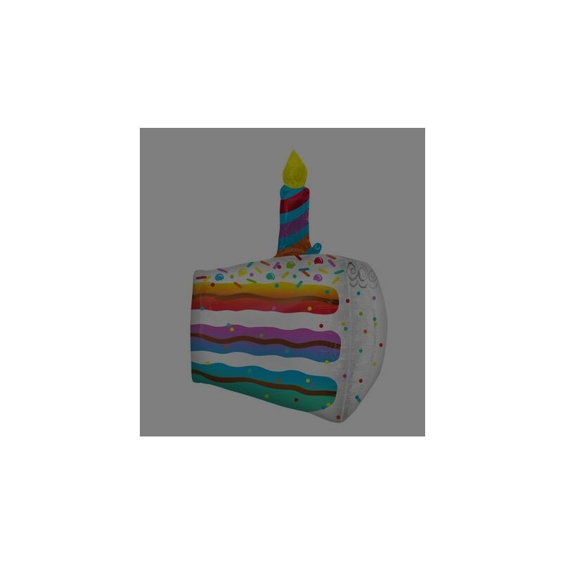 Balão Ultrashape Fatia bolo 63cm