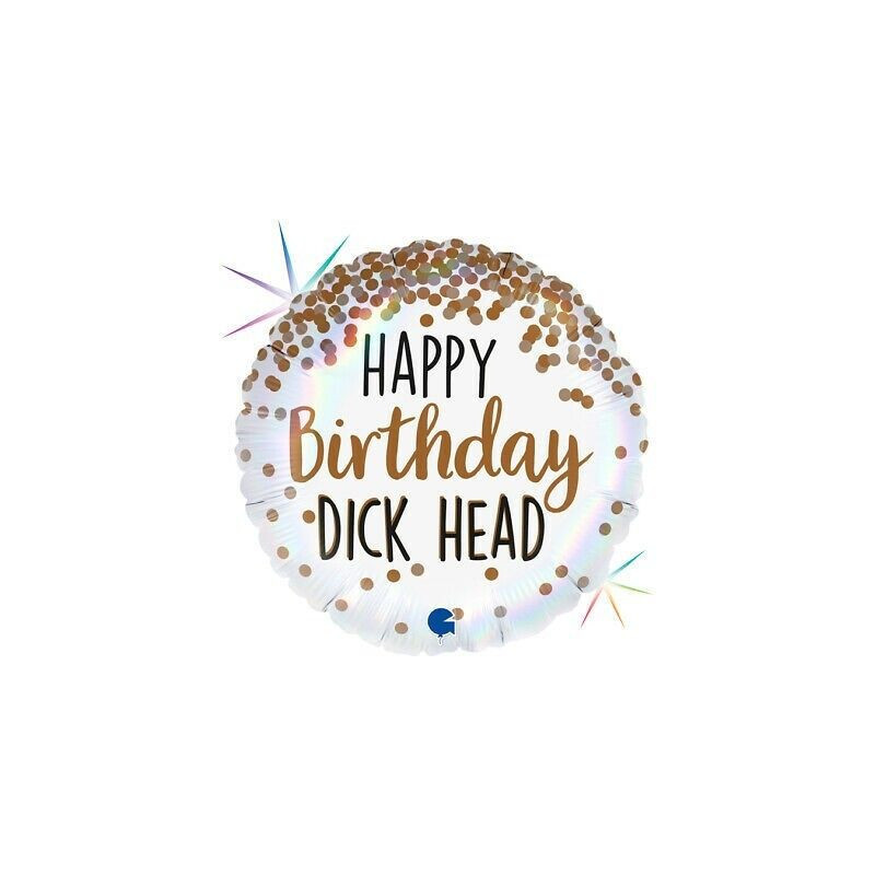 Balão Birthday Dick Head 46cm