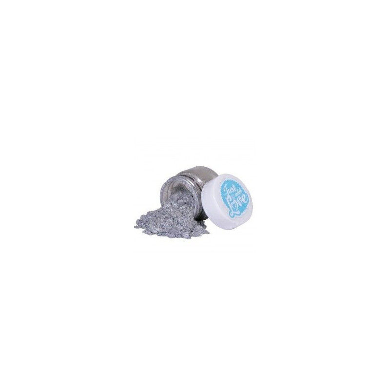 Corante em pó colours metalic prata 7 ml