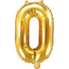 Balão Foil 35cm Ouro nº0