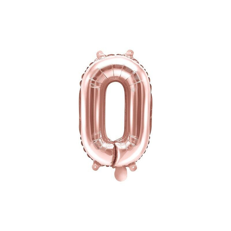 Balão Foil 35cm Rose Gold nº0