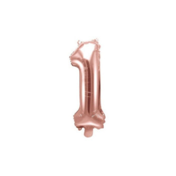 Balão Foil 35cm Rose Gold nº1