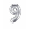 Balão Foil 35cm Prata nº9