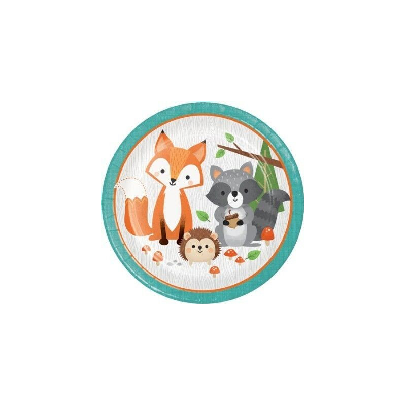 8 Pratos 23cm Wild One