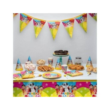 Tolha Panda e os Caricas 140cmx180cm