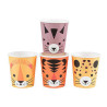 8 copos mini felinos
