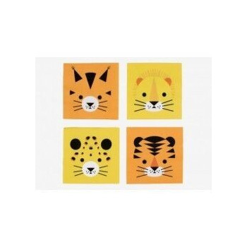 20 guardanapos 25x25cm mini felinos