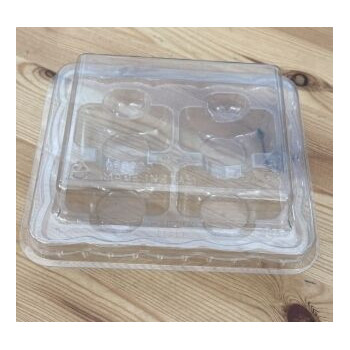 Caixa Plástico para 4 macarons