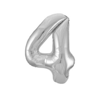 Balão foil 34" Prata nº 4