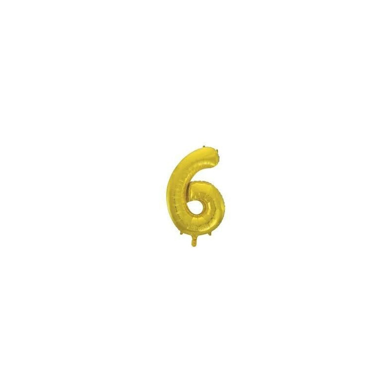 Balão foil 34" Ouro nº 6