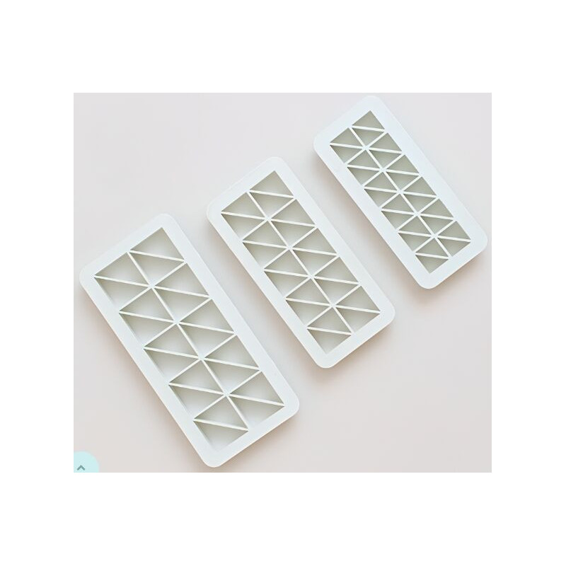 Cortadores geométricos triângulos isósceles