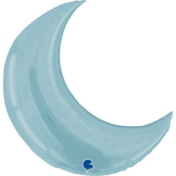 Super shape 36” lua azul pastel