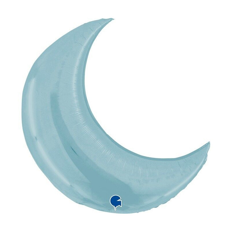 Super shape 36” lua azul pastel