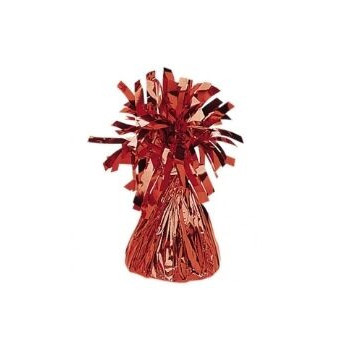 Peso para balões vermelho