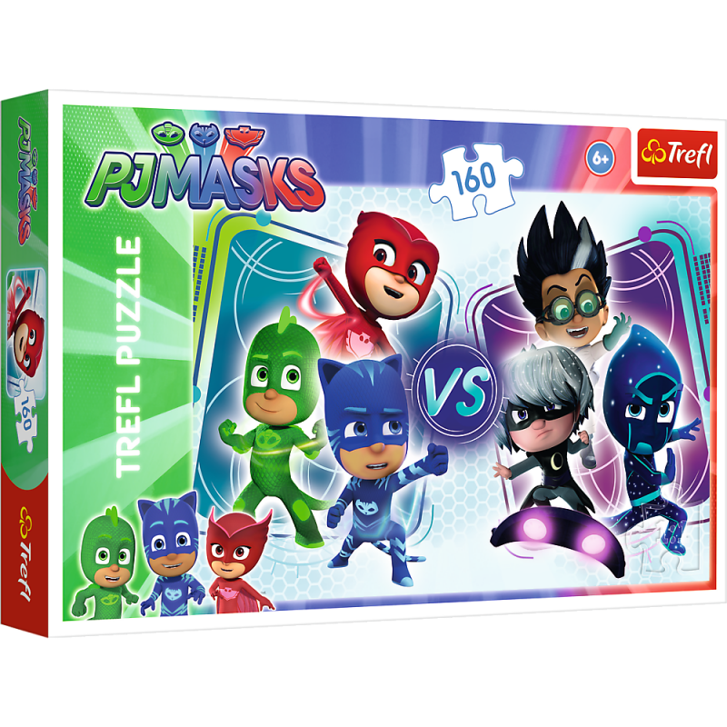 Puzzle 160 pças PjMasks