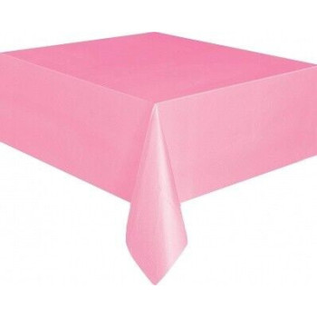 Toalha Plástica Rosa 1,37x2,74
