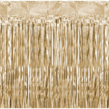 Cortina dourada 90x250cm