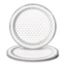 8 Elegant Silver Dots 7" Plates