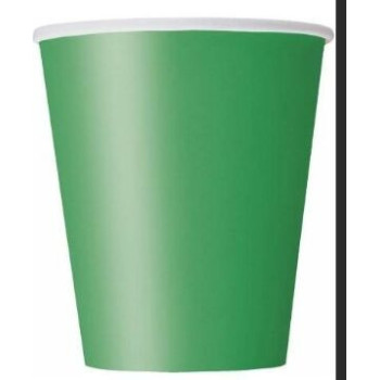 8 9Oz. Cups - Emerald Green