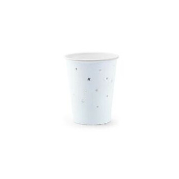 6 copos stars, light blue 260 ml
