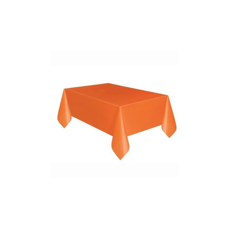Toalha plástico laranja 1,37x2,74m