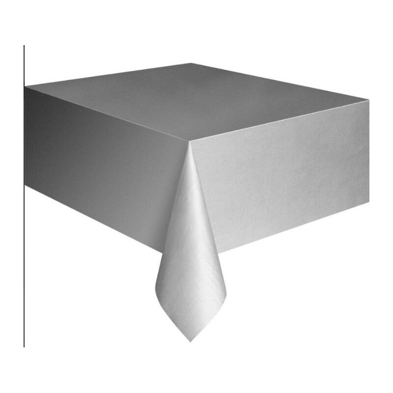Toalha plástico silver 1,37x2,74m