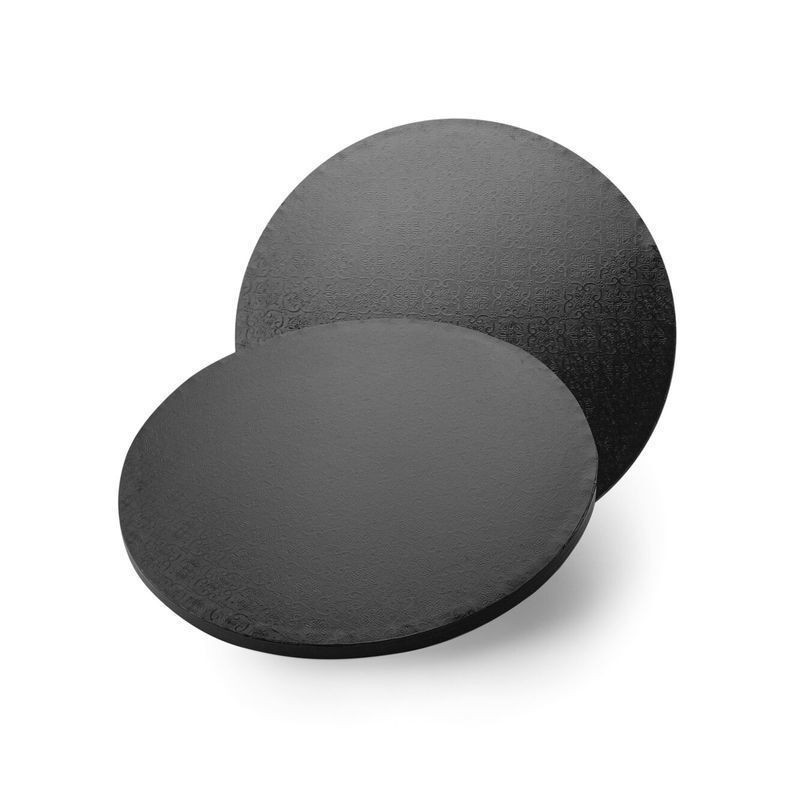 Base para bolo redonda preta 30cm/12mm