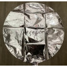 Balão Foil Redondo Prateado 18" Parabéns Parabéns
