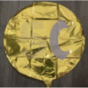 Balão Foil Redondo Dourado 18" Parabéns 50 Anos