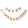 Bandeira Feliz Aniversário 3m Rosa