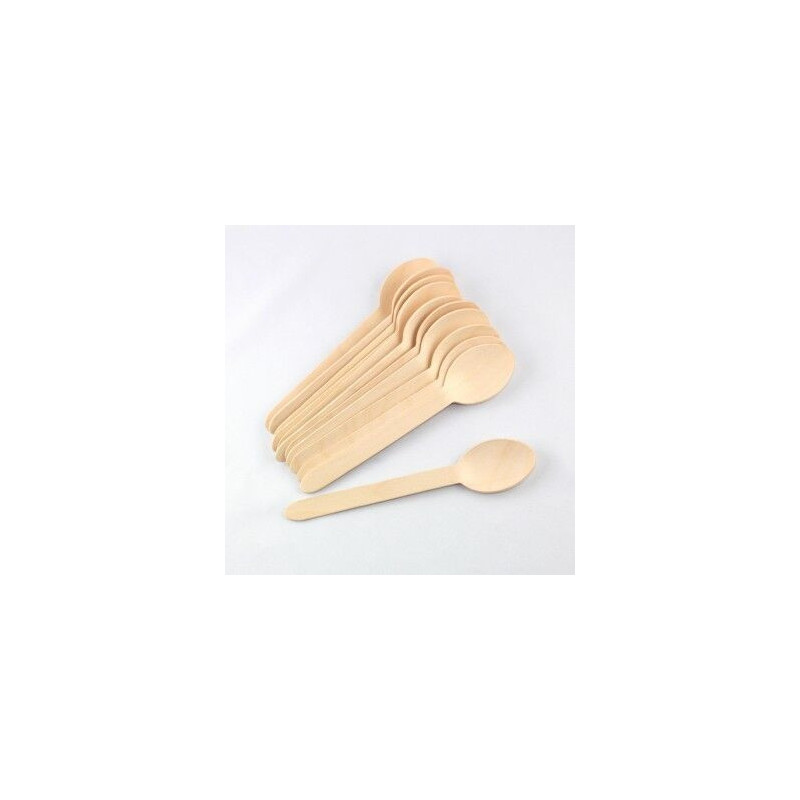 12 Colheres de Madeira 16cm