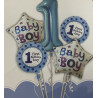 Kit de balões 1st Birthday Baby Boy