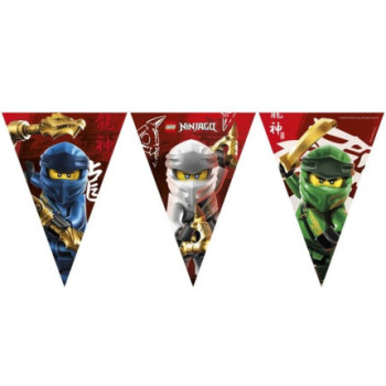 Bandeirinha Triângular papel - Lego Ninjago