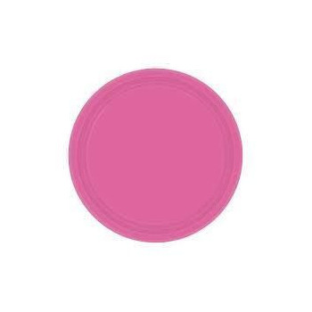 8 Pratos 17.7 cm Bright Pink- papel