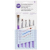 Set 5 pincéis para decorar Wilton