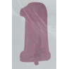 Balão Foil rosa bebé n. 1 106x49 cm