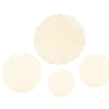 Naperon Redondo creme 60 pças