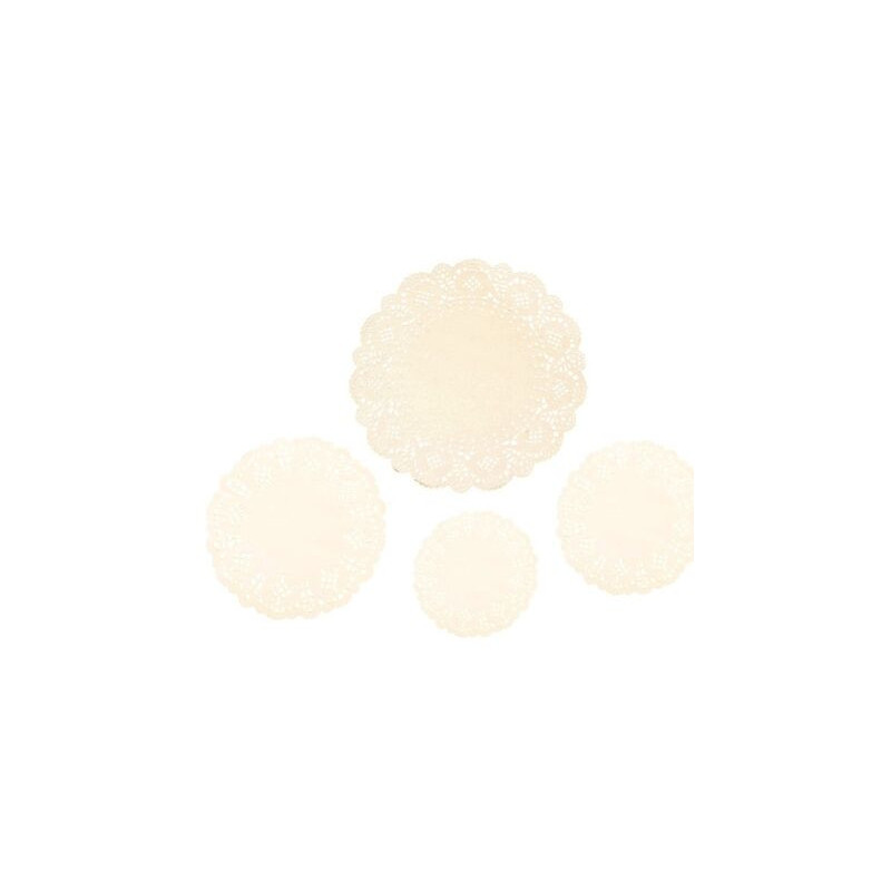 Naperon Redondo creme 60 pças