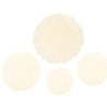 Naperon Redondo creme 60 pças