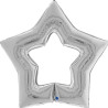 Estrela 48" prateado interligável