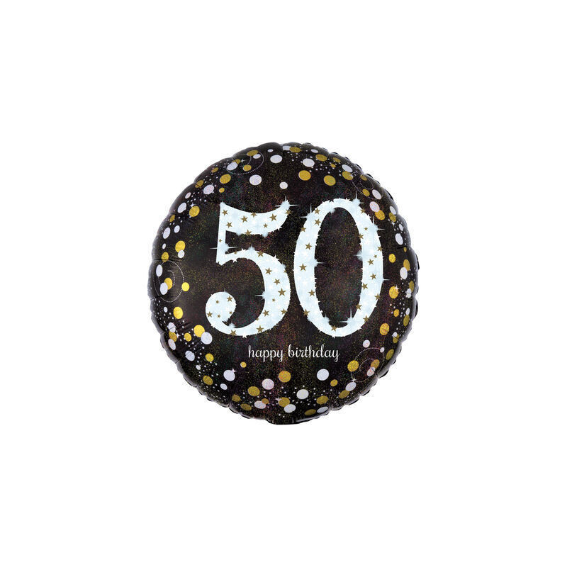 STD 18" Gold Sparkling celebration 50-s40