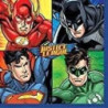16 guardanapos 33x33cm Liga da Justiça