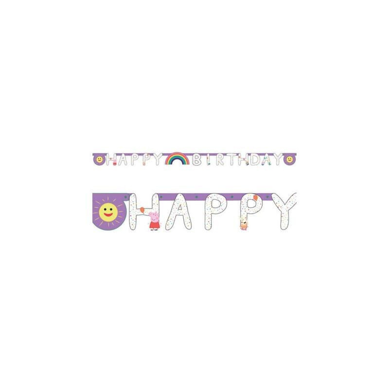 Banner Poquinha Peppa Happy Birthday 2.1m