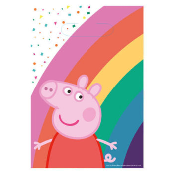 8 sacos lembranças papel Porquinha Peppa