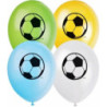 8 balões latex futebol 12 polegadas